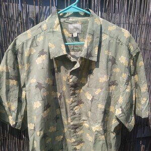 Trader Bay Hawaiian Button Down Shirt - Men - L